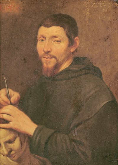 Een monnik die trepaneert door Daniel Seghers